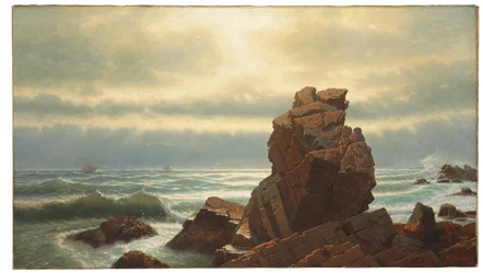 Szószék Rock, Nahant, 1865