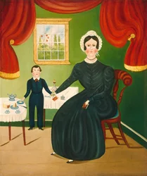 Belső jelenet, 1840 körül (olaj, vászon)