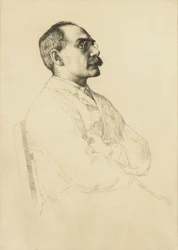 Rudyard Kipling portréja 1865-1936.