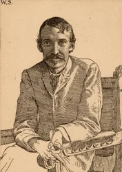 "Robert Louis Balfour Stevenson (1850-1894) skót író