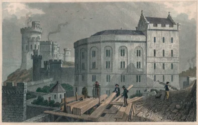 A Bridewell East End és a Jail Governors House, Edinburgh, 1829