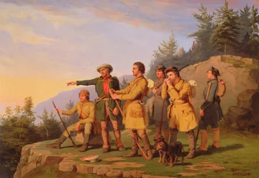 Boones első képe Kentuckyról, 1849
