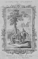 Athelstan megmenti apja életét azzal, hogy elviszi Leofridot, a dán foglyot, 1773.