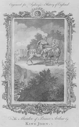Artúr herceg meggyilkolása János király által, 1773