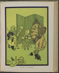 "Pontosan így van! Én egy humbug vagyok" Illusztráció Lyman Frank Baum "Óz, a csodálatos varázsló" című művéből.
