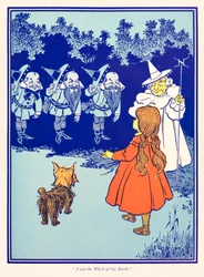 „Én vagyok az Észak Boszorkánya” L. Frank Baum „Óz, a csodák csodája” című művéből