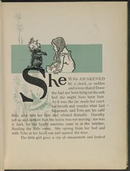 Illusztráció Lyman Frank Baum "Óz, a csodálatos varázsló" című művéből.