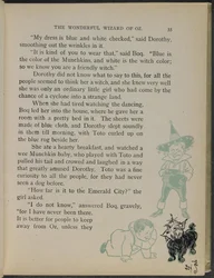 Illusztráció Lyman Frank Baum "Óz, a csodálatos varázsló" című művéből.