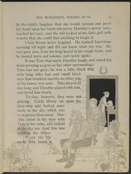 Illusztráció Lyman Frank Baum "Óz, a csodálatos varázsló" című művéből.
