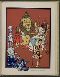 Illusztráció Lyman Frank Baum "Óz, a csodálatos varázsló" című művéből.