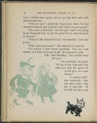 Illusztráció Lyman Frank Baum "Óz, a csodálatos varázsló" című művéből.