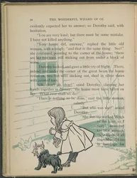 Illusztráció Lyman Frank Baum "Óz, a csodálatos varázsló" című művéből.