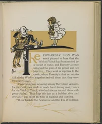 Illusztráció Lyman Frank Baum "Óz, a csodálatos varázsló" című művéből.