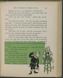 Illusztráció Lyman Frank Baum "Óz, a csodálatos varázsló" című művéből.