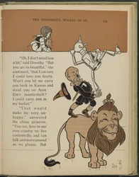 Illusztráció Lyman Frank Baum "Óz, a csodálatos varázsló" című művéből.