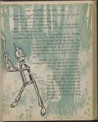 Illusztráció Lyman Frank Baum "Óz, a csodálatos varázsló" című művéből.