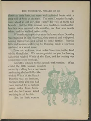 Illusztráció Lyman Frank Baum "Óz, a csodálatos varázsló" című művéből.