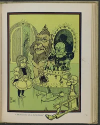 Illusztráció Lyman Frank Baum "Óz, a csodálatos varázsló" című művéből.