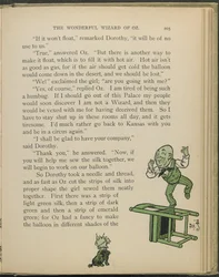 Illusztráció Lyman Frank Baum "Óz, a csodálatos varázsló" című művéből.