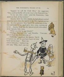 Illusztráció Lyman Frank Baum "Óz, a csodálatos varázsló" című művéből.