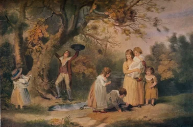 Gyermek madárfészkelő, 1789