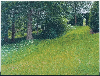 Kert, Szürke nap, 2003 (olaj, vászon)