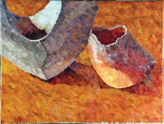 Csendélet, Koyama hajók, 2014 (olaj, vászon)