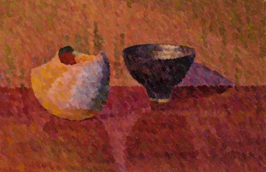 Csendélet, Két hajó, 2019 (olaj, vászon)