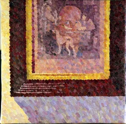 A trombitás kutyája, 2014 (olaj, vászon)