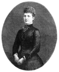 Alexandra, walesi hercegnő, 1900.