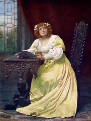 Eva Moore 1870-1955, angol színésznő, 1899-1900