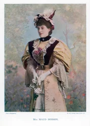 Maud Hobson színésznő, 1901.