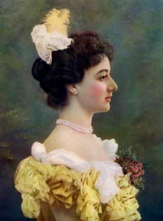 Maud Hoffman, színésznő, 1899-1900.