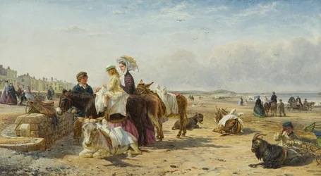 Weston Sands 1864-ben (olaj, vászon)