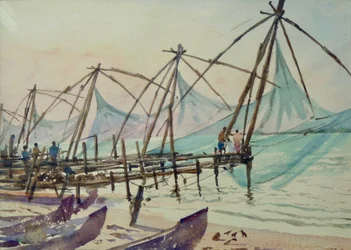 608 Halászhálók, Fort Cochin