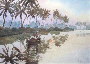813 Mankotta napkelte