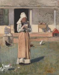 Egy beteg csirke, 1874.
