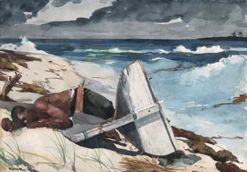 A hurrikán után, Bahamák, 1899