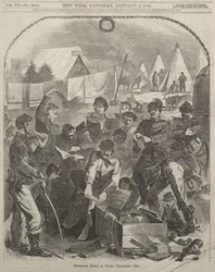 Karácsonyi csomagok a táborban – Karácsony, 1861