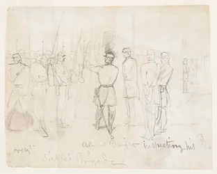 Dwight ezredes az ezredét vizsgálja