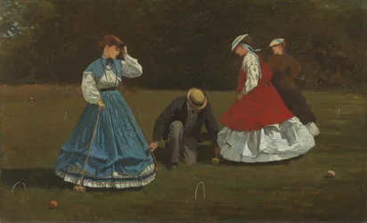 Krokett jelenet, 1866