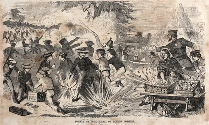 Július negyedik jelenete, a Boston Commonon, 1859.