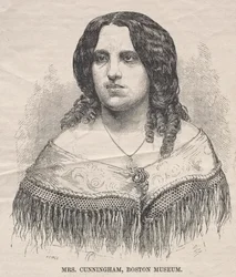 Mrs. Cunningham, Bostoni Múzeum, 1859.