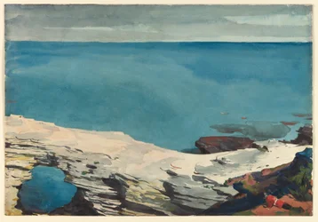 Természetes híd, Bermuda, 1901 körül (akvarell)
