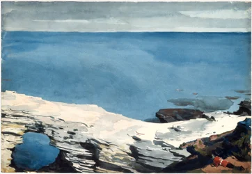 Természetes híd, Bermuda, 1901 körül (akvarell)
