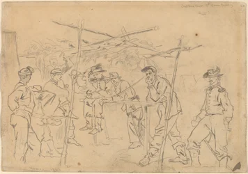 Sutler sátra, 3. pennsylvaniai lovasság [recto], 1862.