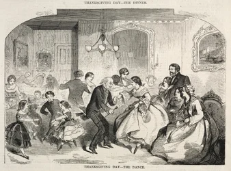 Hálaadás napja – A tánc, 1858.