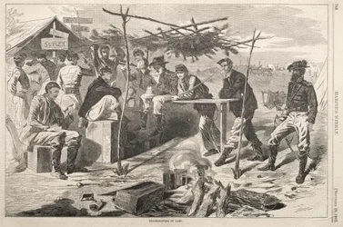Hálaadás a táborban, 1862.