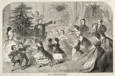 A karácsonyfa, 1858.
