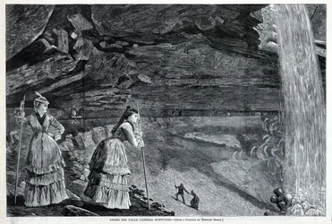 A vízesés alatt, Catskill-hegység, a Harper